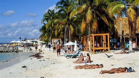 Playa Norte Beach Isla Mujeres Cancun Mexico Youtube