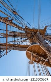 Amerigo Vespucci Sailing Ship Navy Built Stock Photo 2218805639