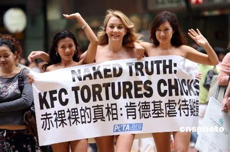 Various Naked Protests Around World China Org Cn