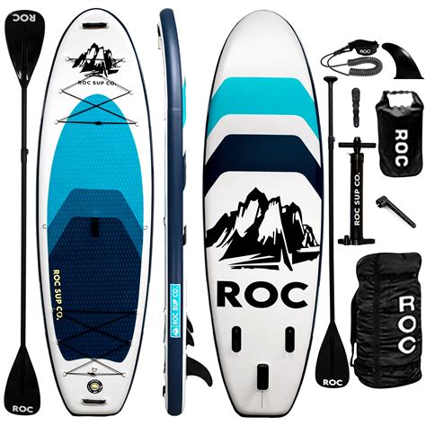 Roc Inflatable Stand Up Paddle Boards With Premium Sup Paddle Board