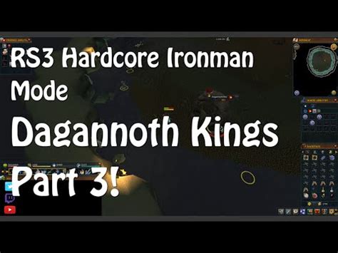 RuneScape 3 Hardcore Ironman Progress Dagannoth Kings Part 3 YouTube