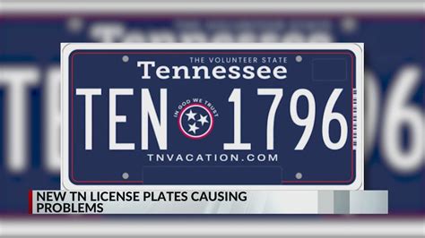 New Tn License Plates Causing Problems For Some Law Enforcement Youtube