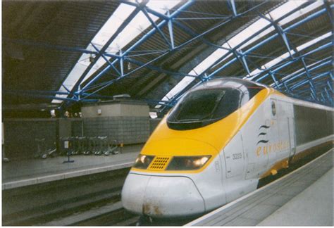 The Class 373 Locomotive To The Eurostar Train To Paris Parked At London S Waterloo Station