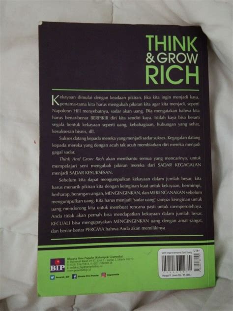 Buku Think And Grow Rich Napoleon Hill Ori Preloved On Carousell