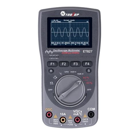 Tooltop Intelligent 2in1 Digital 40mhz 200msps S Oscilloscope 6000counts True Rms Multimeter