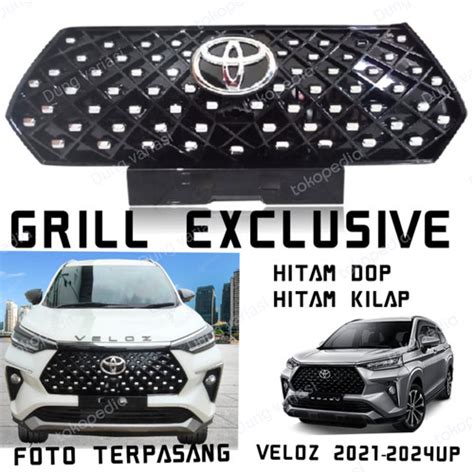 Jual Grill Depan New Veloz 2021 2022 2023 2024 Exclusive Hitam Glossy