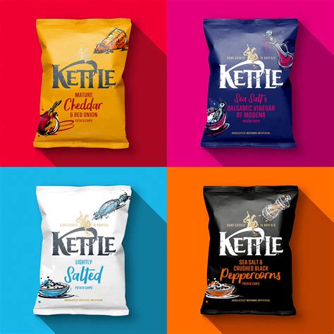 Kettle Chips Originals Box 8 Flavours X Sharing Crisp Packs