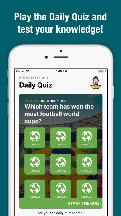 Daily Soccer Quiz By Quizstone Aps