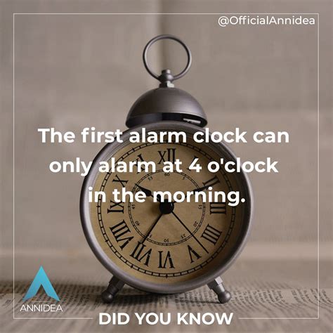 The first known mechanical alarm clock inventor is Levi Hutchins, an ...