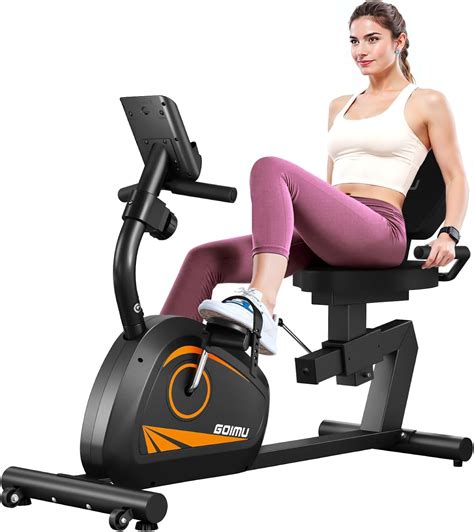 Recumbent Exercise Bike, Stationary Bikes for Home Magnetic Recumbent