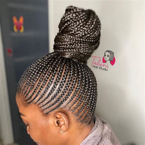 Pin By Taleni On Up Do Braids Bola Cornrows Braided Cornrow