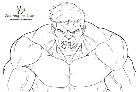 Hulk Coloring Pages Free 2025 Coloring And Learn