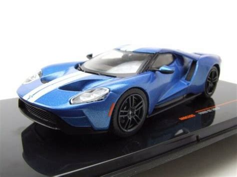 Ixo Models Modellauto Ford GT 2017 Blau Metallic Modellauto 1 43 Ixo