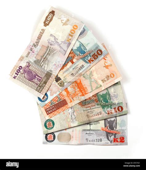 Zambia currency - Zambian Kwacha money notes for travel to Zambia Stock ...