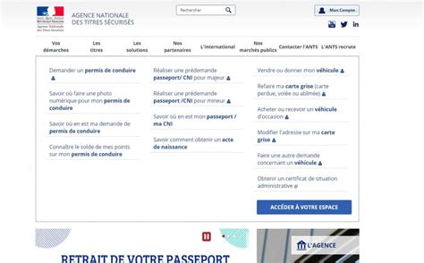 ANTS Le guide pour effectuer vos démarches Carte grise et Permis de