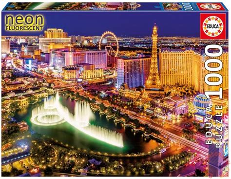 V S Rl S Educa Neon Puzzle Las Vegas Db Os Puzzle Rak