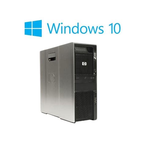 Workstation Refurbished HP Z600 2 X Xeon Quad Core E5520 Win 10 Home