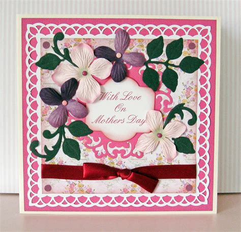 Claudia's Cards: Floral Mother's Day Card