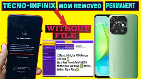 TECNO INFINIX ITEL MDM LOCK PERMANENT ALL MODEL SUPPORTED MDM