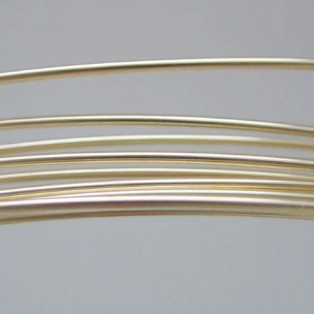 22ga 14k Solid Gold Half Hard Round Wire 5cm Increments