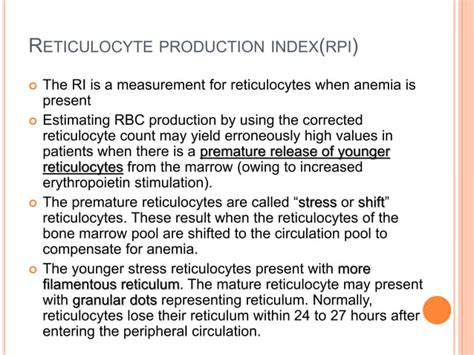 Reticulocyte Count Ppt