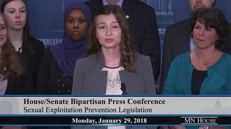 Press Conference Announcing Bipartisan Sexual Exploitation Prevention