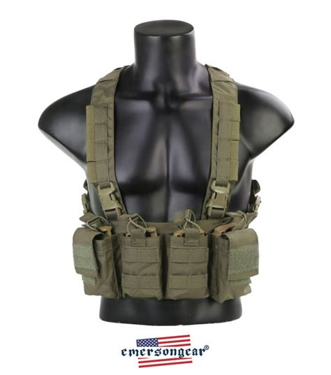 Emerson Gear Blue Label Tactical Vest Easy Chest Rig Ranger Green