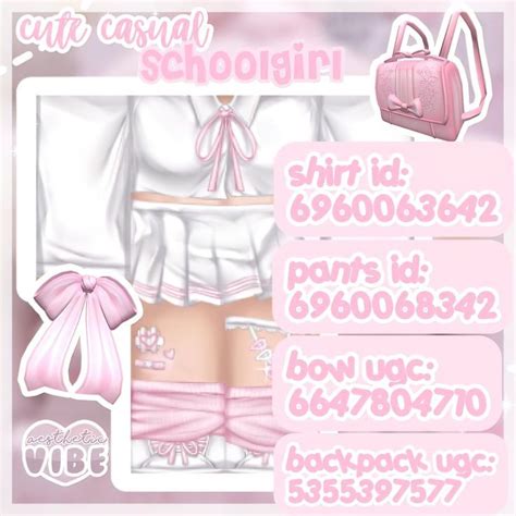 Pink And White Kawaii Roblox Outfits With Matching Hats And Accessories Hoodie Roblox Roblox