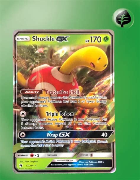 Shuckle GX 17 214 Lost Thunder TCG Coleccionistas