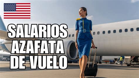 Cuanto Gana Una AZAFATA DE VUELO En ESTADOS UNIDOS YouTube