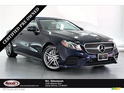 2018 Lunar Blue Metallic Mercedes Benz E 400 Convertible 140556921