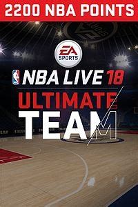 Compra NBA LIVE 18 Ultimate Team 2200 Puntos Xbox One 7F6 00138