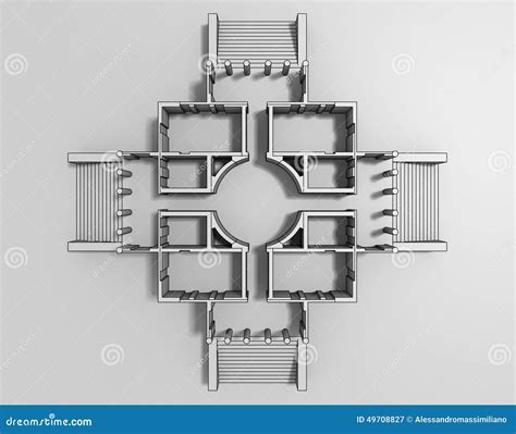 Rotonda stock illustration. Illustration of monument - 49708827