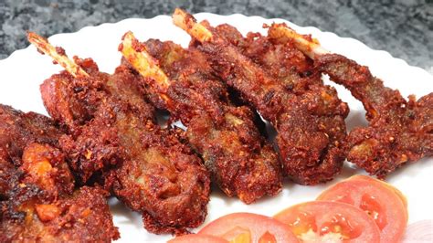 Mutton Chops Fry Recipe Eid Ul Adha Special Mutton Fry Youtube