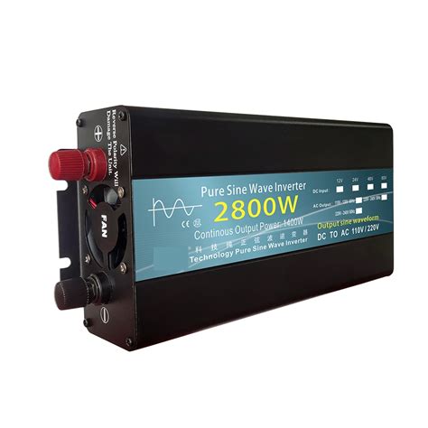 Pure Sine Wave Inverter Dc 12v 24v To Ac 1000w 1600w 3000w Power Converter Voltage Transformer