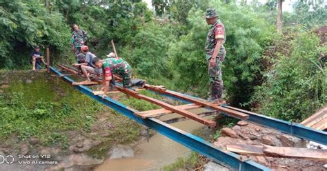 Akhirnya Jembatan Penghubung Antar Desa Di Kecamatan Margoyoso Mulai