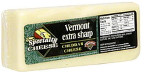 Hannaford Vermont Extra Sharp Cheddar Cheese 1 Ea Nutrition