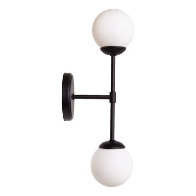 Luz Desing Aplique Luces Negro Globo Opal Apto Led G Medusa Deco