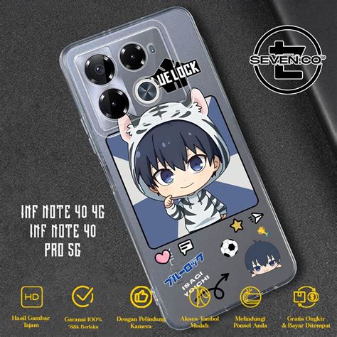 Jual Case INFINIX NOTE G NOTE PRO G HOT HOT PRO TERBARU SevenCase BLUELOCK CHIBI