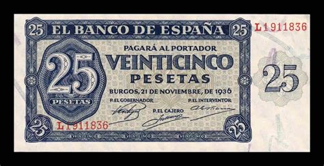 Espa A Pesetas Burgos Pick Serie L Sc Unc Numism Tica La Lonja