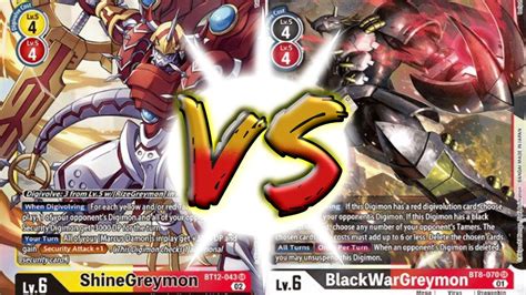 Blackwargreymon Vs Shinegreymon Tcg Locals Bt Ex Youtube