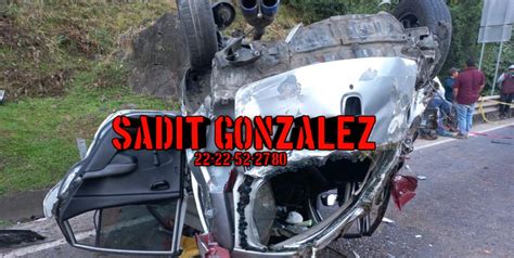 Accidente En La México Tuxpan Deja 5 Lesionados