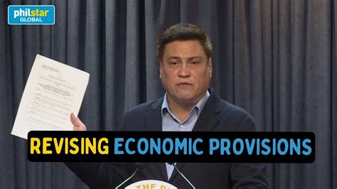 Zubiri Naghain Ng Resolusyon Para Silipin Ang Economic Provisions Ng