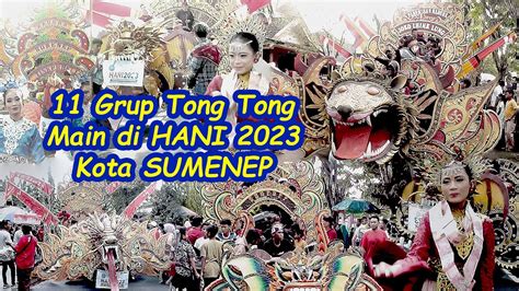 Parade Festival Musik Tong Tong Dalam Memeriahkan HANI 2023 Kota