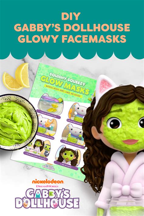 Diy Gabbys Dollhouse Glowy Facemasks Nickelodeon Parents