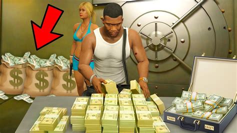 Franklin And Tracey Robs A Bank Gta 5 Mods Youtube