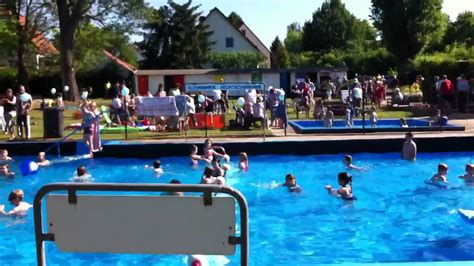 Anschwimmen Im Freibad Waggum Am 25 05 2012 YouTube