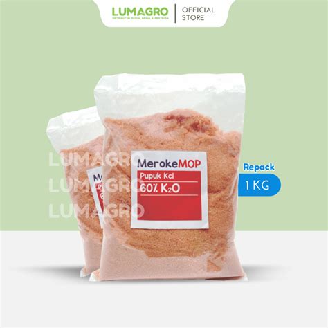 Jual Pupuk KCL Meroke MOP 1kg Repack Nutrisi Untuk Meningkatkan Bobot