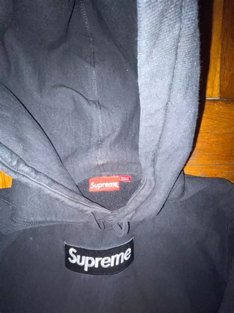 Supreme Box Logo Hooded Sweatshirt Black