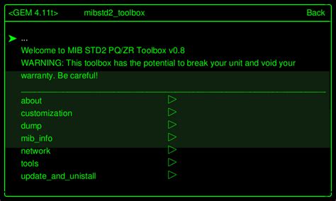 Github Blacklisted Toolbox For Mib Std Pq Zr Technisat Preh Units